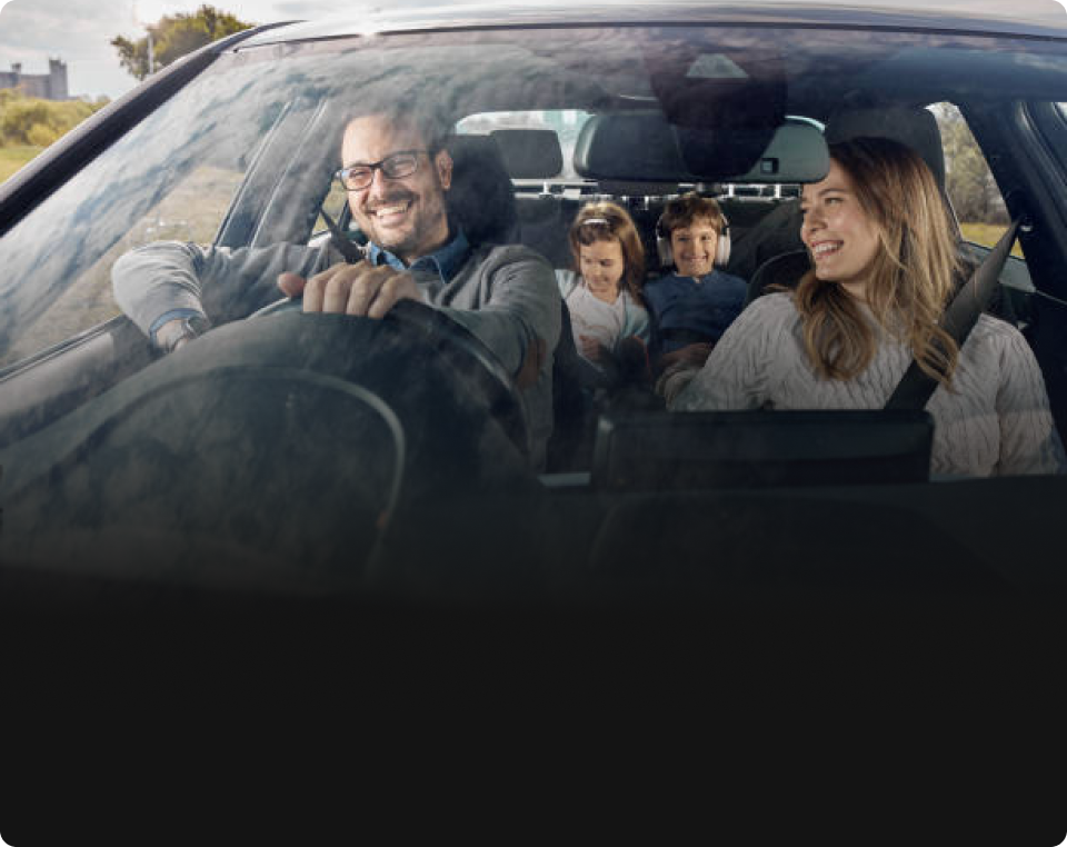 Family In Car